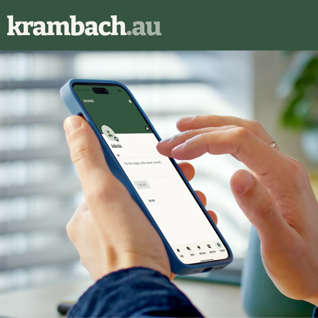 Sneak peak on Krambach's upcoming app!